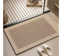 Alfombra de Baño Antideslizante, 80x150cm Alfombrilla Diatomita Baño Súper Absorbente, Alfombrilla Ducha Lavable Stone Bath Mat, Alfombra Piedras para Ducha, Cocina, Bañera y Baños, WC Brown 6-111