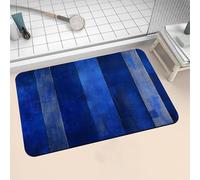 Alfombra de Baño Antideslizante Absorbente Blue 150x220cm Alfombrilla Ducha Suave y Suelo de Secado Rápido, Piedra Diatomita Alfombra Baño, Bath Mat para Puerta Cocina Recibidor y Lavandería 16-694