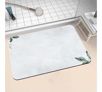 Alfombra de Baño Antideslizante Absorbente Sunflower 150x220cm Alfombrilla Ducha Suave de Secado Rápido, Piedra Diatomita Alfombra Baño, Bath Mat para Puerta Cocina Recibidor y Lavandería 16-1024
