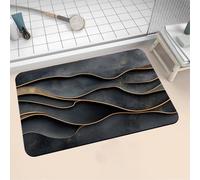 Alfombra de Baño Antideslizante Absorbente Traditional 160x230cm Alfombrilla Ducha Suave de Secado Rápido, Piedra Diatomita Alfombra Baño, Bath Mat para Puerta Cocina Recibidor y Lavandería 16-1060