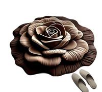 Alfombra de baño antideslizante - Alfombra de entrada decorativa, cojín suave impermeable | Revestimiento de superficie seca rápida, alfombrilla gruesa y cómoda para el baño del pasillo Lavabo de baño