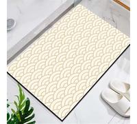 Alfombra de Baño Antideslizante, Alfombra Diatomita Baño, Súper Absorbente Alfombras Ducha, Secado Rapido Felpudo Entrada Casa, Alfombrilla Piedra para Cocina Bañera, Tapete Abstract 50x80cm 3-282