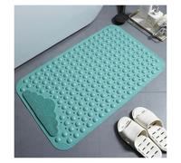 Alfombra de Baño Antideslizante Alfombrillas de baño Antideslizantes rectangulares Suaves para Ducha y Masaje con Ventosa para bañera(Green,50cmx80cm)