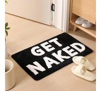 Alfombra de baño antideslizante Good Vibe con microfibra ultrasuave y respaldo antideslizante para evitar resbalones y absorber la humedad (2)