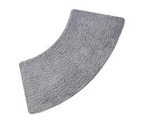 Alfombra de baño curvada de microfibra, suave y absorbente, se adapta a todas las duchas en ángulo, diseño antideslizante, perfecto para baños (45 x 100 cm)