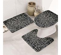 Alfombra De Baño De 3 Piezas Ecuaciones Y Fórmulas Matemáticas, Químicas Y Físicas Juego De Alfombrillas De Baño Lavable Cómoda Tapa De Inodoro, para Bathroom, Cocina, Dormitorio