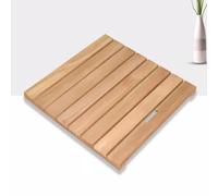 Alfombra de baño de Madera, Alfombra de baño de Madera con diseño de Listones y Asas, de Cedro Rojo, Varios tamaños(80x30cm/31x12in)