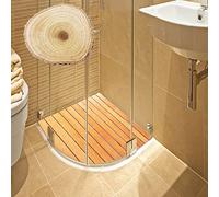 Alfombra de baño de Madera, Alfombra de Ducha de Madera de Cicuta en Varios tamaños(65x43cm/26x17in)