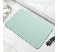 Alfombra de Baño de Piedra Absorbente, Natural Antideslizante, Verde, 40x30cm