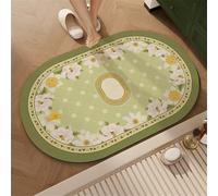 Alfombra de Baño de Piedra Antideslizante 140x200cm Alfombrilla Diatomita Suave Lavable, Súper Absorbente Alfombra Baño Ducha Bañera Secado Rápido, Lavable Stone Bath Mat, Alfombras Summer 5-227