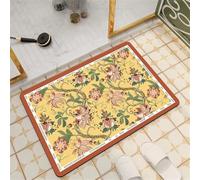 Alfombra de Baño de Piedra Antideslizante 140x200cm Alfombrilla Diatomita Suave Lavable, Súper Absorbente Alfombra Baño Ducha Bañera Secado Rápido, Lavable Stone Bath Mat, Alfombras Colorful 5-1054