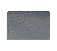 Alfombra de baño de Piedra de Tierra de Secado rápido Que Absorbe Agua, Alfombra de Suelo de baño sin Deslizamiento, de Puerta de Entrada Interiores Lavables, tepis de Secado rápido, tapetes