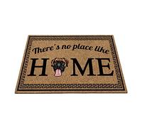 Alfombra De Baño Felpudo Exterior Antideslizante Felpudo De Bienvenida Divertidos Felpudo De Entrada para Cuarto Pasillo Jardín 40X60Cm No Hay Lugar como El Hogar Perro Fiel Boxer