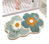 Alfombra de baño lavable a máquina, alfombra de secado rápido, lavable a máquina, accesorio de ducha limpiador, pies para sala de deporte, habitaciones estudiantes, hoteles