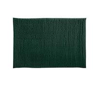 MSV - Alfombra de baño de Microfibra de Chenilla - Pelo Largo, Antideslizante - Lavable a máquina - Práctico Lazo para Colgar - Máxima Comodidad e higiene - Verde Pastel - Individual - 60 x 90 cm