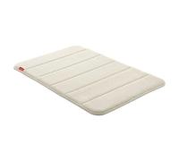 TATAY Alfombra de Baño Nuvola, 100% Microfibra, Antideslizante, Absorvente, Secado Rápido, Suave, Efecto Memoria, Apto Lavadora, Blanco, Medidas 40 x 60 cm