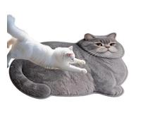 Alfombra de baño para gatos - Alfombra lavable de secado rápido, lindas alfombras de baño, alfombra de gato, para interior y exterior, entrada de casa, ducha, cocina, dormitorio, salón, restaurante