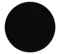 Alfombra de baño SANTA círculo plano antideslizante suave - negro circulo 100 cm