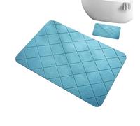 Alfombra de baño seca rápida - Alfombra absorbente de la tierra diatomea | Tat antideslizante geométrica moderna para suelo de baño, aseo, cocina, bañera, piscina y uso del spa, secado