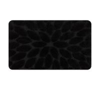 Alfombra de baño SUPREME STONES piedras antideslizante suave - negro 60x100 cm