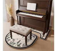 Alfombra de batería antideslizante e acústica, alfombra de suelo para batería electrónica o acústica, accesorio de música, alfombra antideslizante para instrumento musical (Y,70 x 160 cm +110 x 110 cm