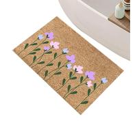 Alfombra de bienvenida al aire libre, Alfombra de bienvenida de verano - Felpudo para puerta delantera con estampado floral | para puerta Hello Summer de 16 x 24 pulgadas, alfombra de exterior