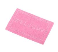 Alfombra de bienvenida en miniatura para casa de muñecas, accesorios para casa de muñecas, hogar y vida, felpudos a escala 1/12, modelado interior, rosa, durabilidad
