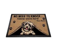 Alfombra De Bienvenida Lindo Perro Habanero Que Mira Fijamente Y Personalizado Duradera Alfombra Entrada Resistente Tapete De Entrada para Dormitorio Jardín Pasillo 60X40Cm