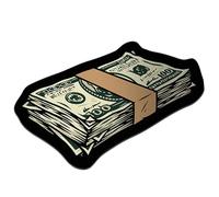 Alfombra de Billete de 100 dólares 20x32 '' Alfombra de Dinero Suave y acogedora con de Dinero de Hip-Hop de Hip-Hop con Bordes Que no Son tremendidos para el Dormitorio, Sala de Estar y EST