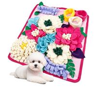 Alfombra de búsqueda para perros pequeños, juguete de forraje interactivo con base plegable y antideslizante, alfombra de búsqueda para perros grandes - para lamer doma alimentación y olfateo