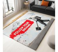 Alfombra de calle genérica para el arte de tu sueño, multicolor alfombra de pelo corto suave lavable antideslizante para el hogar, salón, restaurante, dormitorio, cocina, dormitorio de juego (60 × 90