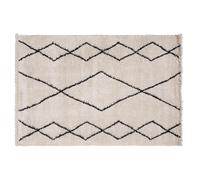 Alfombra de cama de estilo bereber 60 × 120 cm TRIBU