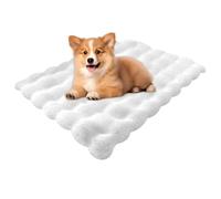 Alfombra de cama de felpa para gatos, alfombra para perro para dormir - Alfombra de cama para gatito Pad Crate | Alfombra de cama lavable para perros, cojín para mascotas, alfombra calefactora para