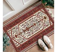 Alfombra de camino de árbol, tradicional y elegante, con diseño de pájaros, no antideslizante, rectangular, no se desprende, para cocina, puerta, entrada, mesita de noche, decoración de 2 x 3 pies