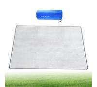 Alfombra de camping de espuma de aluminio, aislante e impermeable, colchón aislante para camping, para caminantes, mujeres, hombres, mochila, senderismo, festival, playa, picnic, escalada, césped