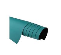 Alfombra de caucho de ESD, Alfombrilla de goma disipadora estática for banco soldadura con conexión a tierra, color verde, varios tamaños(30x1000cm/11.8x394")