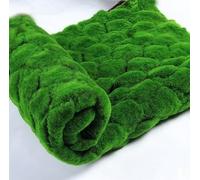 Alfombra de césped artificial de musgo - Alfombra de musgo realista, alfombra sintética para boda, hogar, jardín, bonsái, fotografía, terrario, decoración interior y exterior (cúpula pequeña, 50 x 100