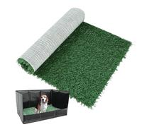 Alfombra de césped para orinar de perro de exterior, entrenamiento orinal, cachorros sintéticos, absorbentes para la educación del perro, para casa, oficina, jardín, balcón, coche e interiores como