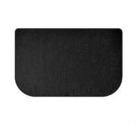 Alfombra de chimenea de medio círculo, alfombrilla de silicona ignífuga aislada para estufas, parrillas, hogueras, almohadilla de protección de fibra de vidrio resistente al calor, 50 x 80 cm (152 x