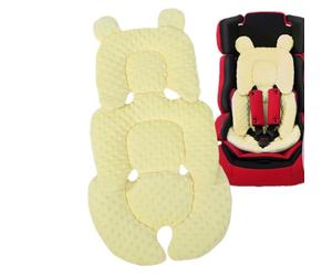 Alfombra de cochecito para niños - Cojín de forro suave para cochecito de todas las estaciones, cojín transpirable para la comodidad del asiento, relleno universal ligero para | Para desnudo