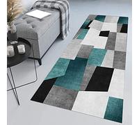 Alfombra de cocina lavable, antideslizante, 60 x 500 cm, moderna, larga, para cocina, baño y sala de estar, diseño colorido, verde, 5 m, Tappeto Cucina Antiscivolo