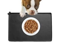Alfombra de cuenco para mascotas, alfombra de silicona para gatos, 60 x 40 cm, plegable, antideslizante, antifugas para alimentos, para perros, gatos, cocina interior