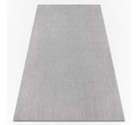 Alfombra de cuerda sisal FLAT 48663/320 Liso gris 140x200 cm