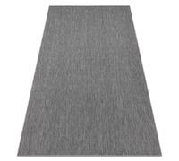 Alfombra de cuerda sisal FLAT 48663/920 Liso antracita 140x200 cm