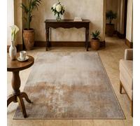 Alfombra de decoración, 80 x 150 cm, Retro Beige Brown, alfombra suave de pelo corto alfombra salón dormitorio, sofá, área Rug for Hall Hallway