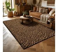 Alfombra de decoración, color beige retro, negro, 160 x 200 cm, alfombra de pelo Ras alfombra salón dormitorio decoración del hogar, Rug for Living Room