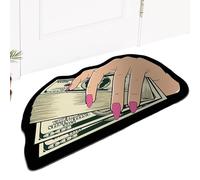 Alfombra de dinero para dormitorio | Alfombra de piso con billetes de 100