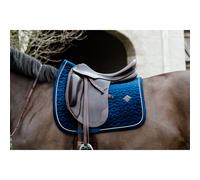 Kentucky Horsewear Saddle Pad Basic Velvet Dressage - Azul marino Kentucky Horsewear