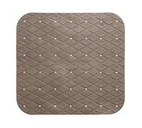 Alfombra DE Ducha -Antideslizante-PVC Color Taupe 55X55CM
