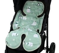 Alfombra de enfriamiento para bebés, almohadilla de enfriamiento del cochecito - Cojín de cochecito de doble cara | Almohadilla de enfriamiento portátil anti-deslizamiento ventilada para niños en clim